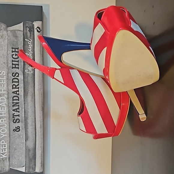 Hillary platform slingback heels by Shoedazzle Sz 7.5 - Picture 4 of 4